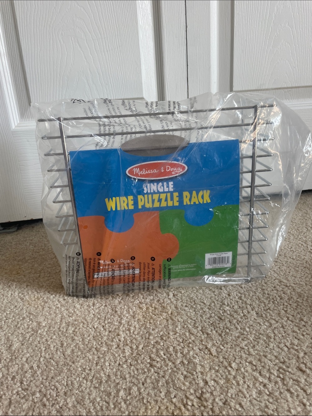 Melissa & Doug Single Wire Puzzle Rack - Picture 4 of 6